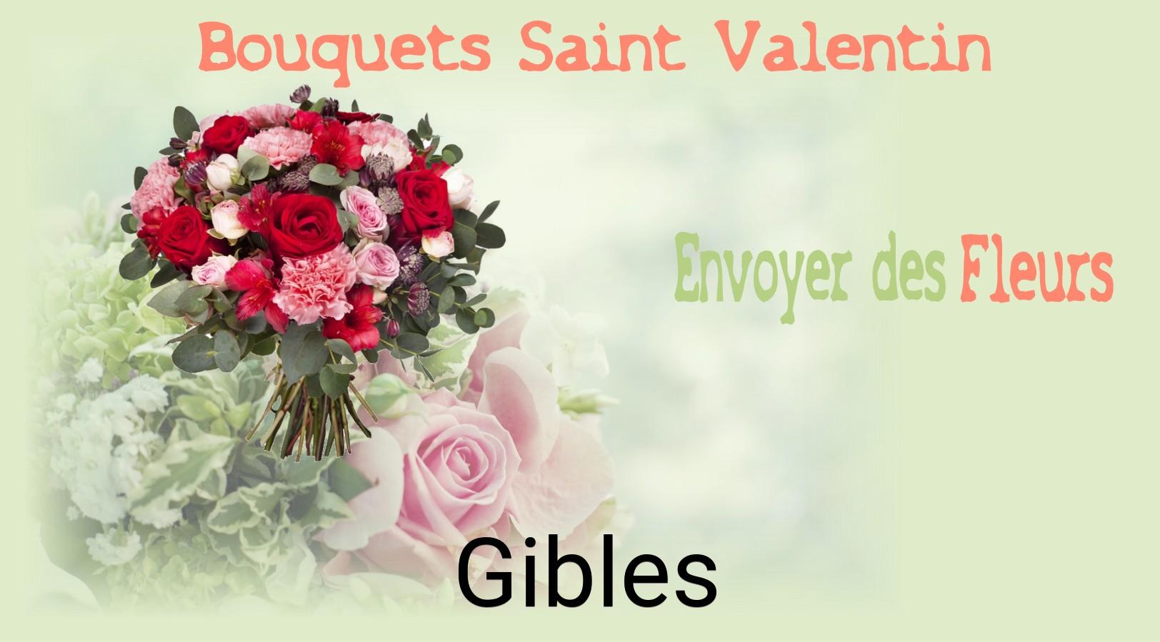 Roses de Saint-Valentin livrées à Gibles